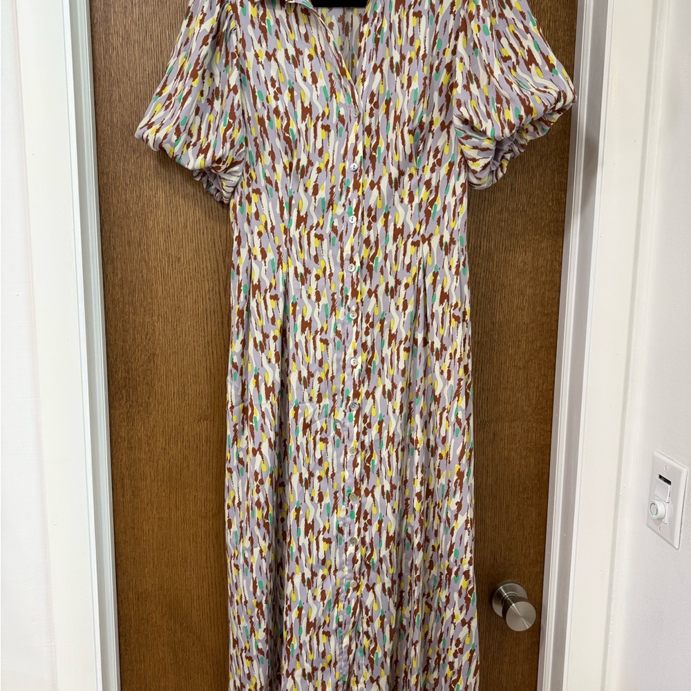 MELLODAY Colorful Abstract Maxi Dress